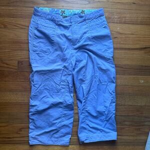 REI Girls Purple Cargo Capri Pants XL 16-18 Outdoor Activewear Hiking Fun